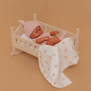 Кукла с кроваткой Mrs. Ertha "Josie Flower Buds", мириада цветов, 20 см